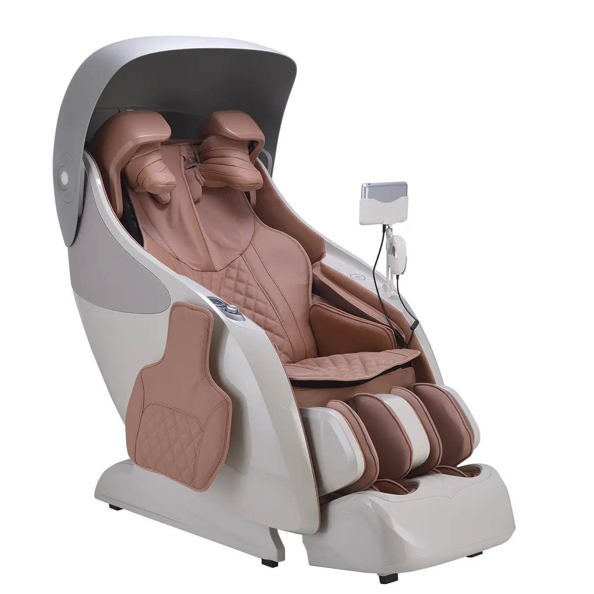 Fotel-masujacy-Pro-Wellness-PW770-jasny-braz